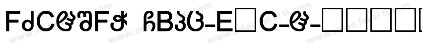 FZCHSFW GBpc-EUC-H字体转换